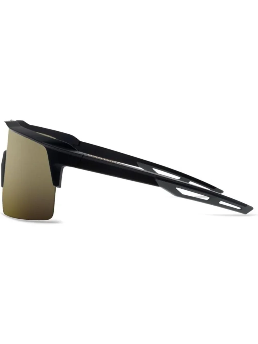 Polarized Mono-Shield Sunglasses - Impact Resistant, ANSI Z87.1 Safety, 100%